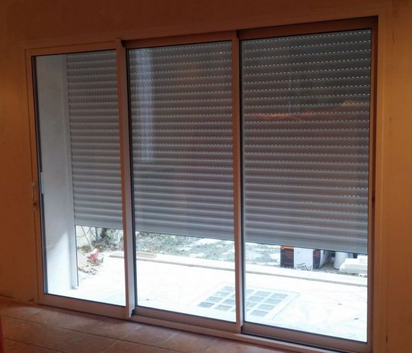 Coulissant 3 vtx en Alumnium laqué blanc à Marseille