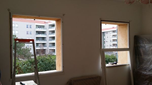 Chantier pendant travaux