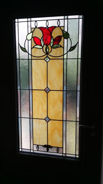 Porte d'entrée en alu