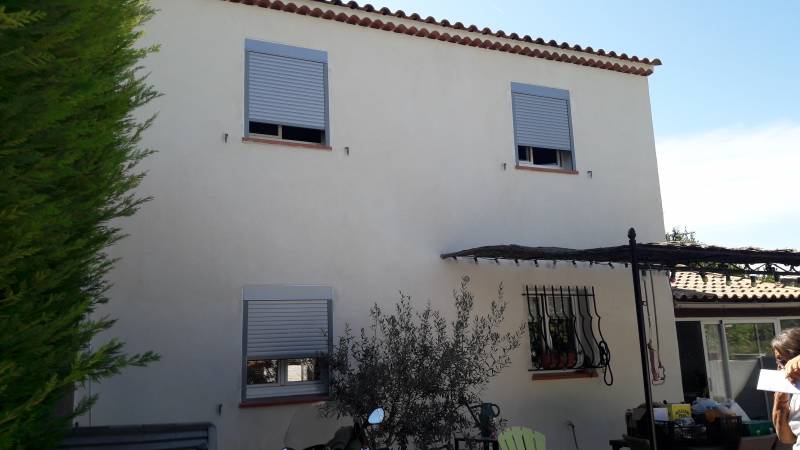 installation de volets electriques dans une maison individuelle à allauch