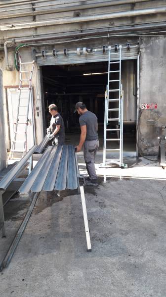 Pose d'un rideau métallique à Gardanne 13120