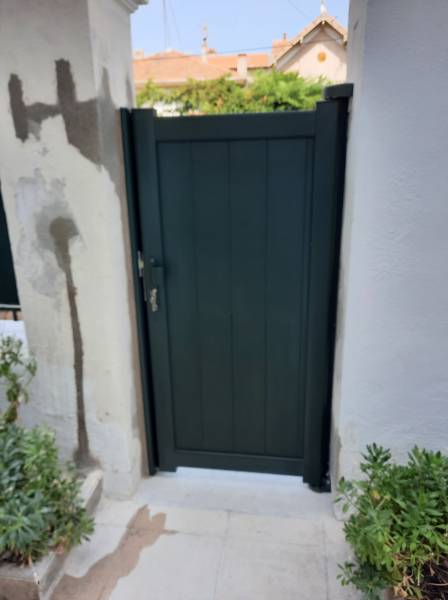 Avis pose d'un portillon en aluminium