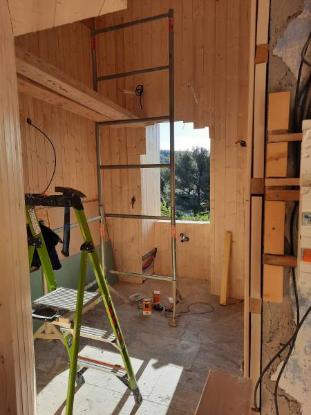 Installation de fenêtres et chassis en Aluminium gris anthracite Gris 7016