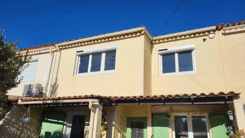 volets roulants solaires à chateau gombert posés en villa