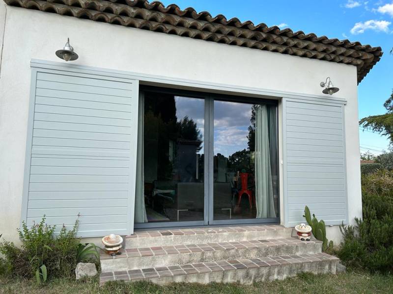 Avis client pose de volets coulissants en aluminium extrudé à Marseille 13013 Château Gombert