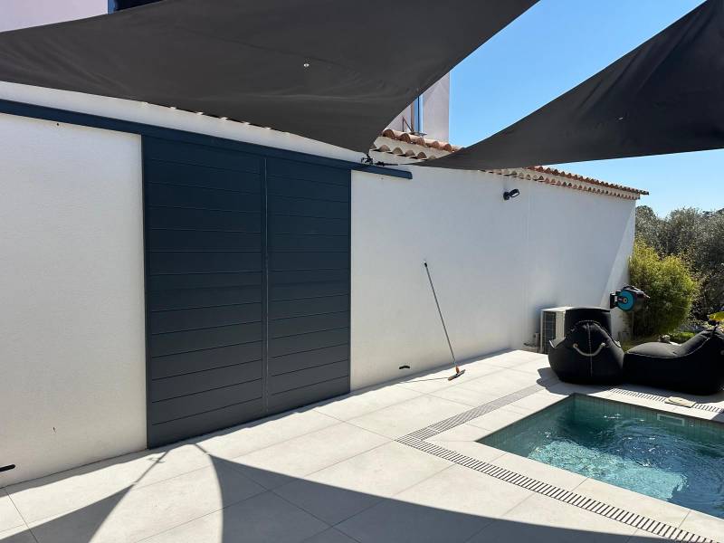 Installation de 2 volets coulissantes électriques à Allauch 13190