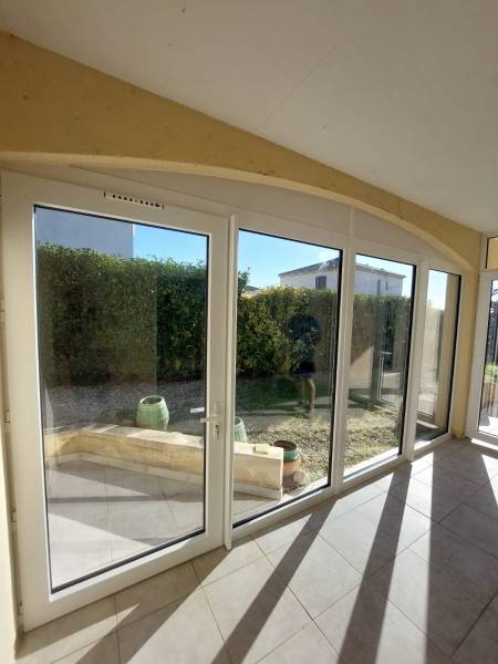 Création d'une fermeture de terrasse en Aluminium à Allauch 13190