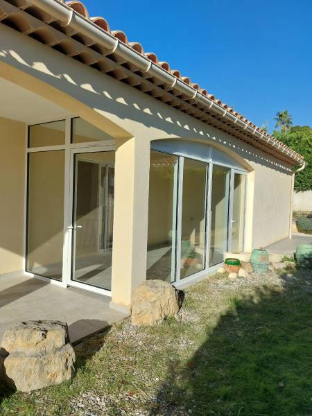 Création d'une fermeture de terrasse en Aluminium à Allauch 13190