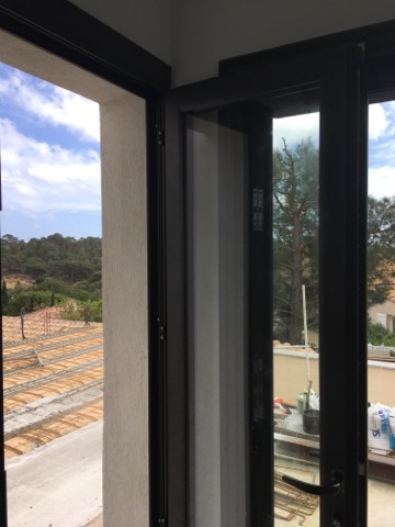 porte alu en double vitrage marseille