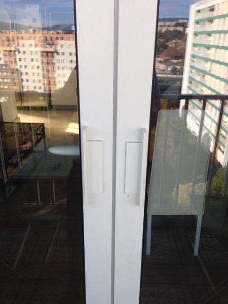 Poignée de tirage extérieure sur coulissant Aluminium