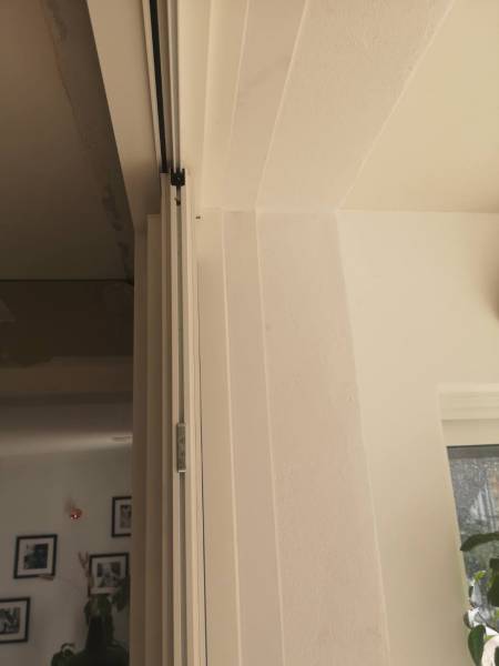 Installation d'un galandage en aluminium