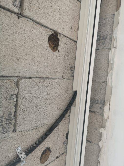 Installation d'un galandage en aluminium